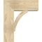 Ekena Millwork Thorton Block Rough Sawn Bracket w/ Offset Brace, Douglas Fir, 8"W x 20"D x 24"H BKT0806X20X24THR05RDF - alternate 4